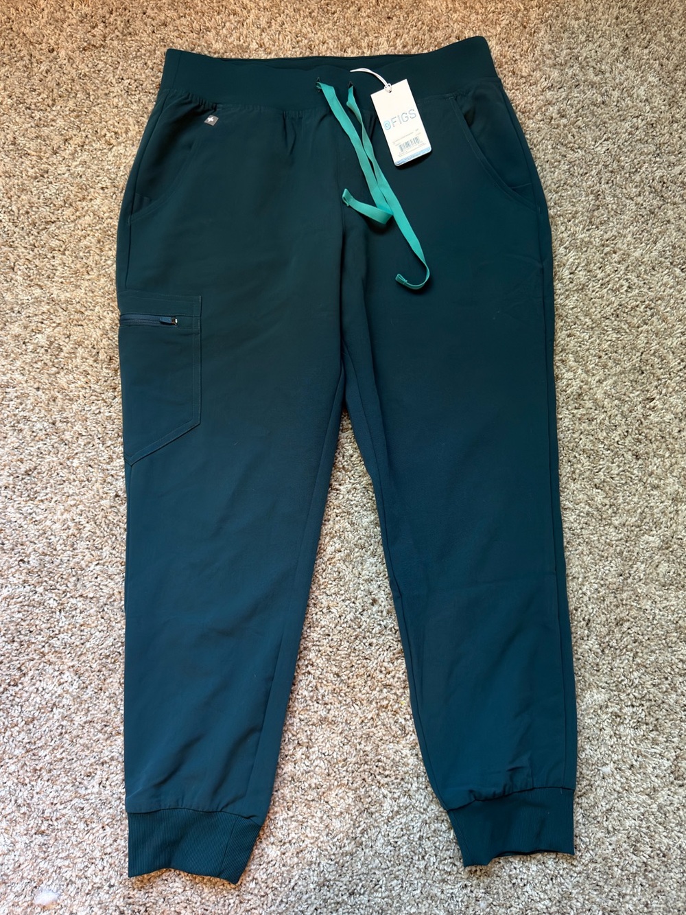 FIGS Zamora Joggers Caribbean Blue